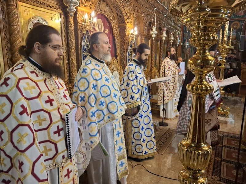 Η αρχαιοπρεπής Θεία Λειτουργία του Αγίου Ιακώβου Αδελφοθέου στη Δράμα